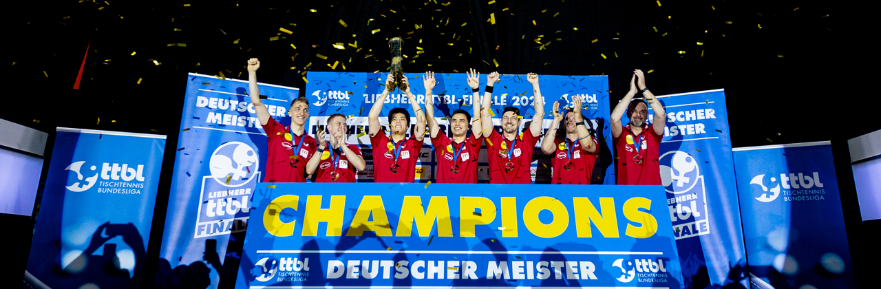 Düsseldorf celebrates 34th championship: The highlights of the Liebherr TTBL-Finals