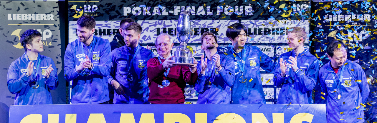 Fan Zhendong holt ersten Titel in Deutschland: Saarbrücken gewinnt das Liebherr Pokal-Final Four