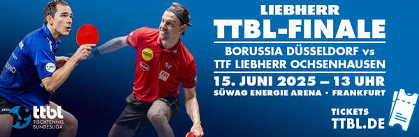 Liebherr TTBL-Finale: Timo Bolls letzter großer Auftritt steigt in der Süwag Energie ARENA